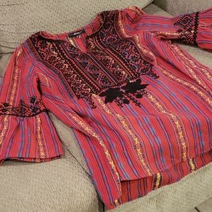 🖤 Mexican/Boho Style Top Bell Sleeves